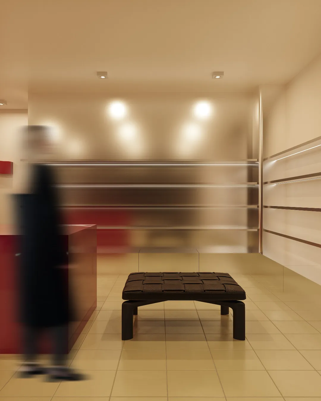 Interior de tienda comercial diseñada por Taller Dot